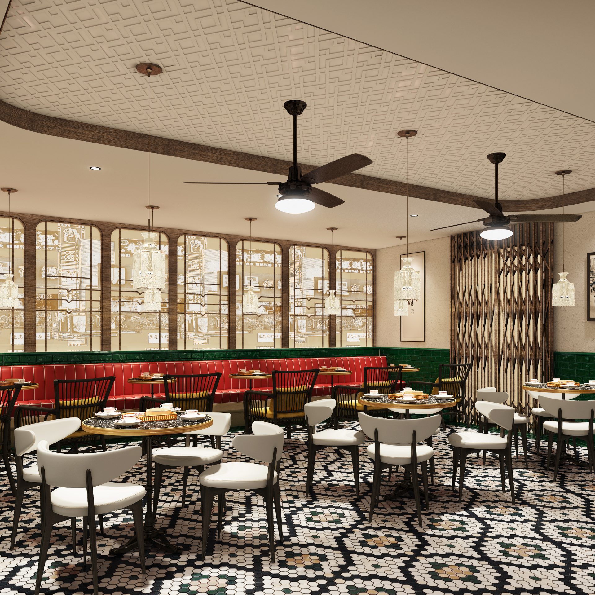 Lobby Bar-​Rendering 2